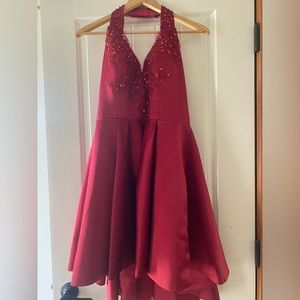 VNAIX Red Wedding/Homecoming Lace Dress Size 12/Medium